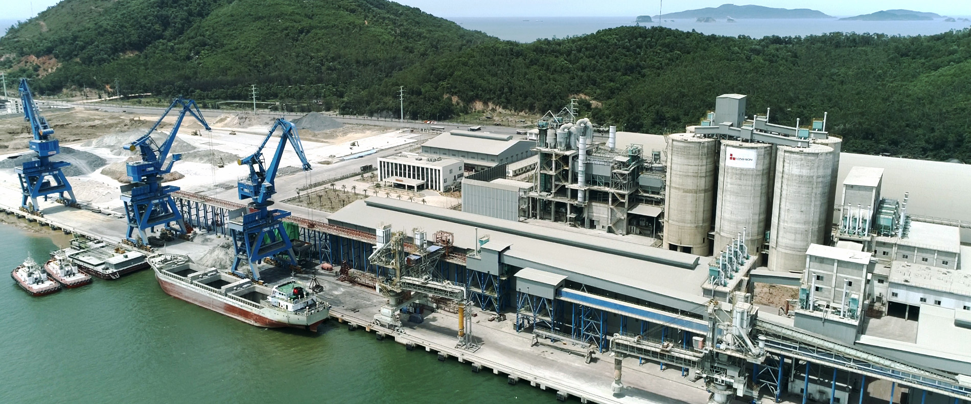 Cement production plants Long Son