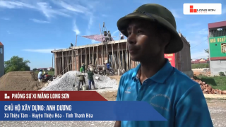 Phóng sự: Công trình sử dụng Xi măng Long Sơn tại Thiệu Hóa, Thanh Hóa 15/06/2017
