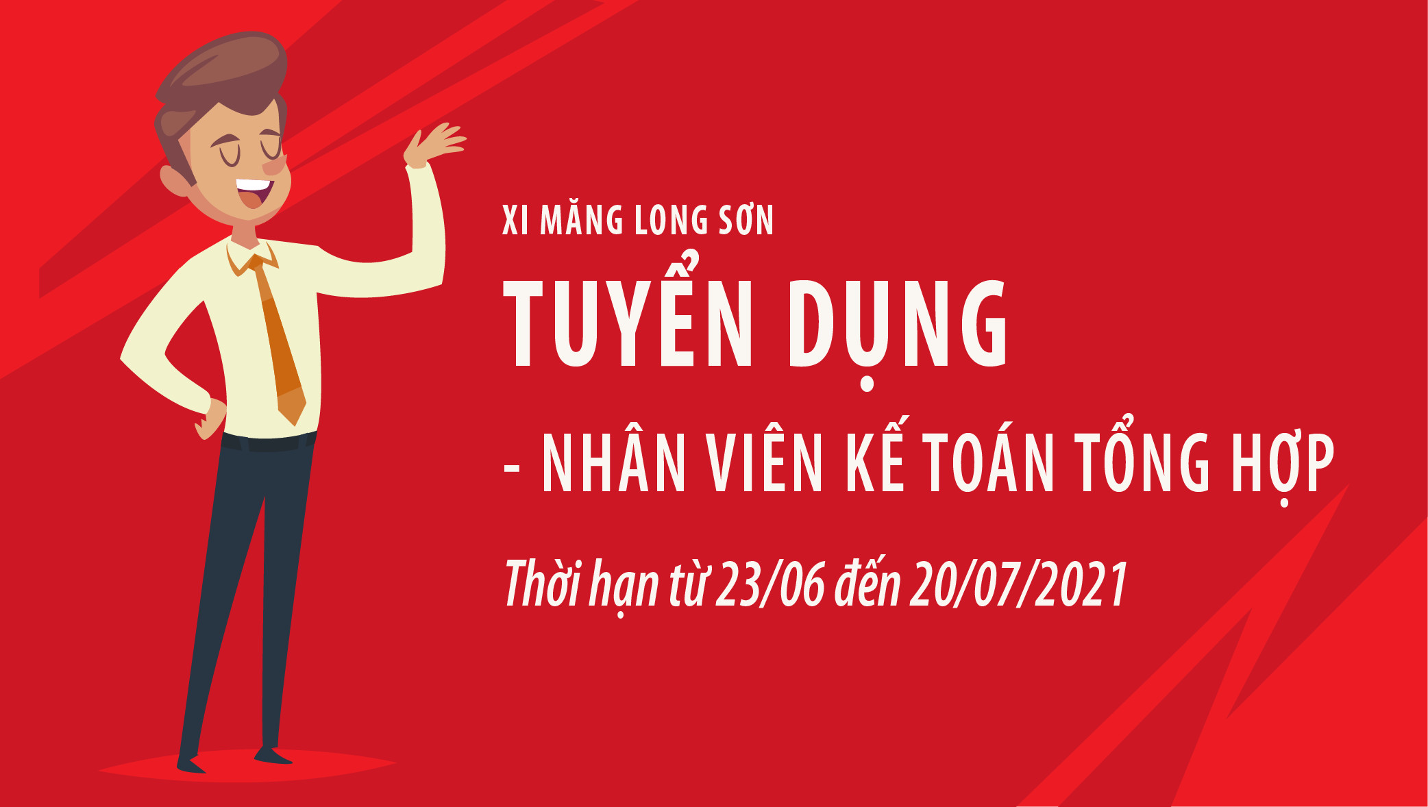 Công ty Xi măng Long Sơn – Thông báo tuyển dụng Nhân viên Kế toán.