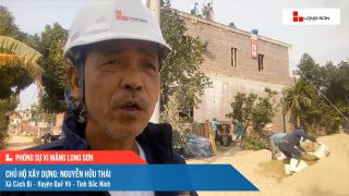 Phóng sự công trình sử dụng xi măng Long Sơn tại Bắc Ninh ngày 20/12/2021
