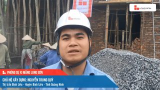 Phóng sự công trình sử dụng xi măng Long Sơn tại Quảng Ninh ngày 05/01/2022