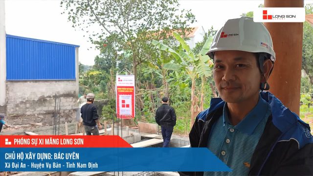 Phóng sự công trình sử dụng xi măng Long Sơn tại Nam Định ngày 12/01/2022