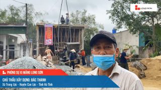 Công trình sử dụng Xi măng Long Sơn tại Hà Tĩnh 12.03.2022