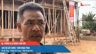 Công trình sử dụng Xi măng Long Sơn tại Thanh Hóa 21.05.2022