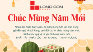 Công ty xi măng Long Sơn – chúc mừng tết nguyên đán Quý Mão
