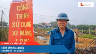 Công trình sử dụng Xi măng Long Sơn tại Quảng Bình 03.03.2023