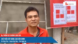 Công trình sử dụng Xi măng Long Sơn tại Nghệ An 19.03.2023