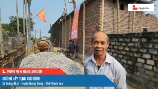 Công trình sử dụng Xi măng Long Sơn tại Thanh Hoá 08.03.2023