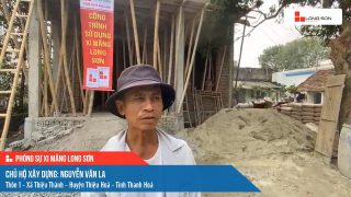 Công trình sử dụng Xi măng Long Sơn tại Thanh Hoá 16.03.2023