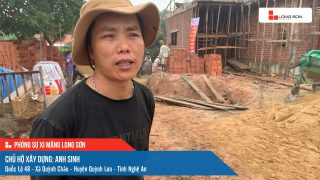 Công trình sử dụng Xi măng Long Sơn tại Nghệ An 12.04.2023