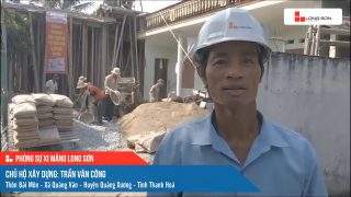 Công trình sử dụng Xi măng Long Sơn tại Thanh Hoá 16.05.2023