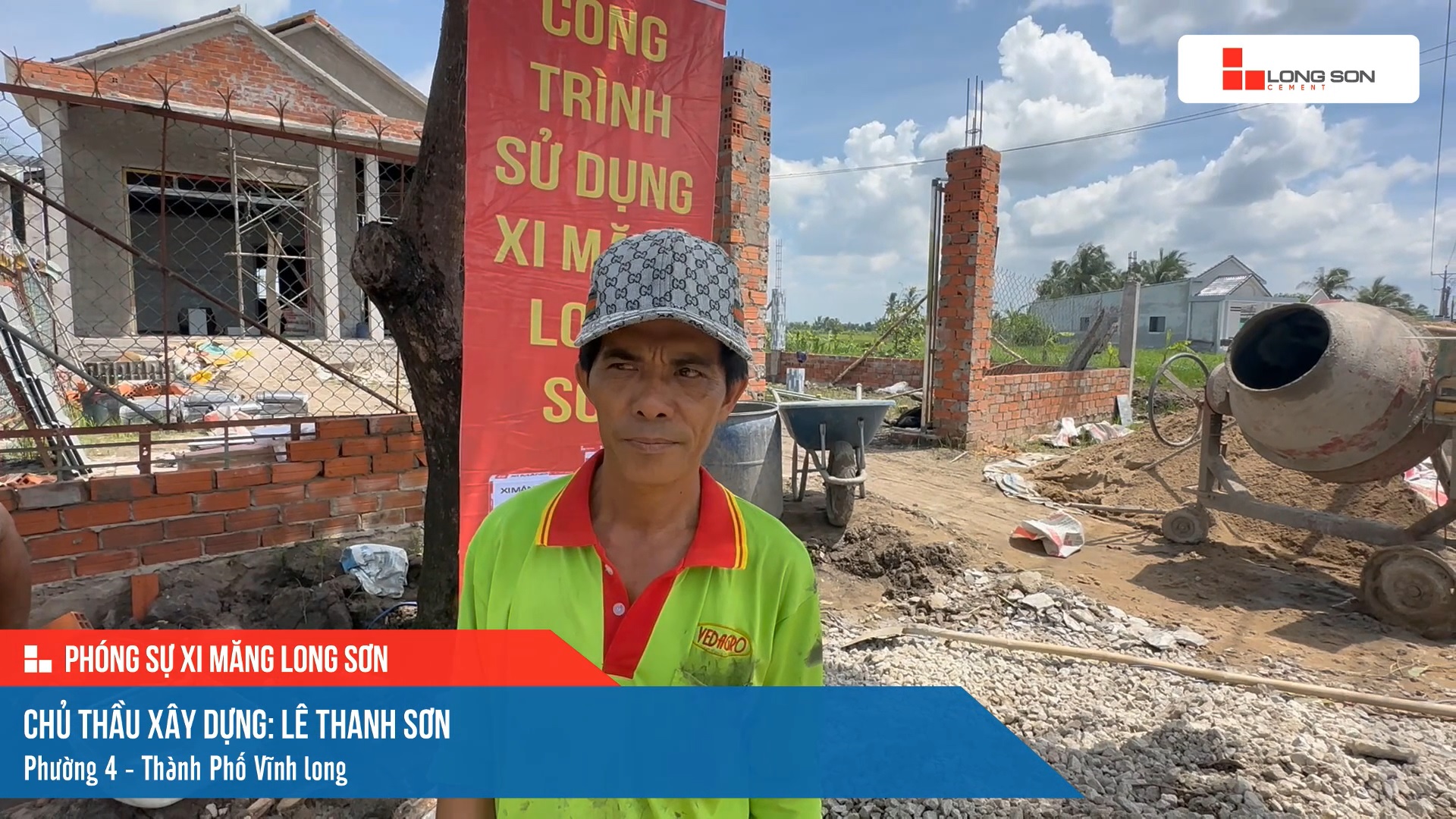 Công trình sử dụng Xi măng Long Sơn tại Vĩnh Long 15.06.2023