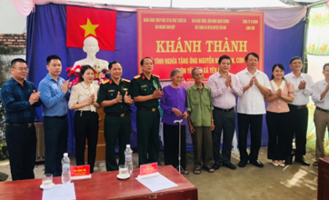 Công ty Xi măng Long Sơn khánh thành nhà tình nghĩa cho thân nhân liệt sĩ