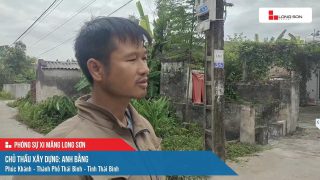 Công trình sử dụng Xi măng Long Sơn tại Thái Bình 22.09.2023