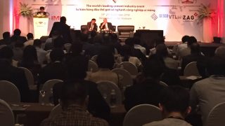Long Son cement conference attendees Intercem Asia