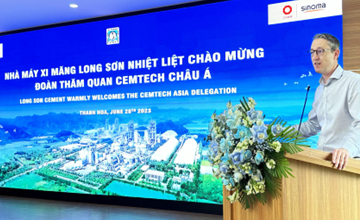 Long Son Cement welcomes Cemtech Asia delegation