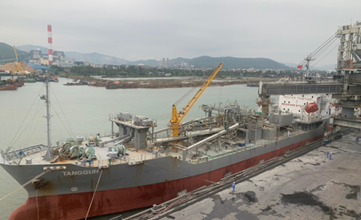 Long Son Cement Plant continues to have cement export shipments to Taiwan market