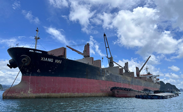 Continuous shipments of Long Son clinker and cement exported to the U.S, Taiwan, Korea.