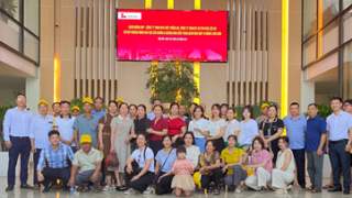 Welcome Duc Thang Hai Duong Company Limited, Phuc Loc Hai Duong Investment Construction Trading Company Limited and customers in Hai Duong and Quang Ninh areas to visit Long Son Cement Plant