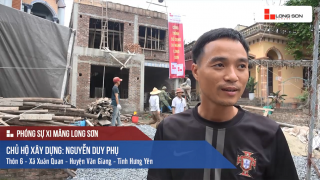 Phóng sự: Công trình sử dụng Xi măng Long Sơn tại Hưng Yên 17/05/2017