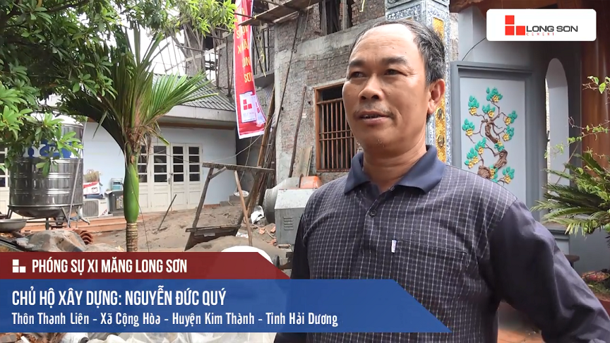Phóng sự: Công trình sử dụng Xi măng Long Sơn tại Hải Dương 13/06/2017