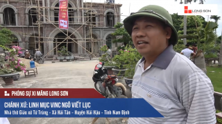 Phóng sự: Công trình Nhà thờ giáo xứ Tứ Trùng tại Nam Định 01/07/2017