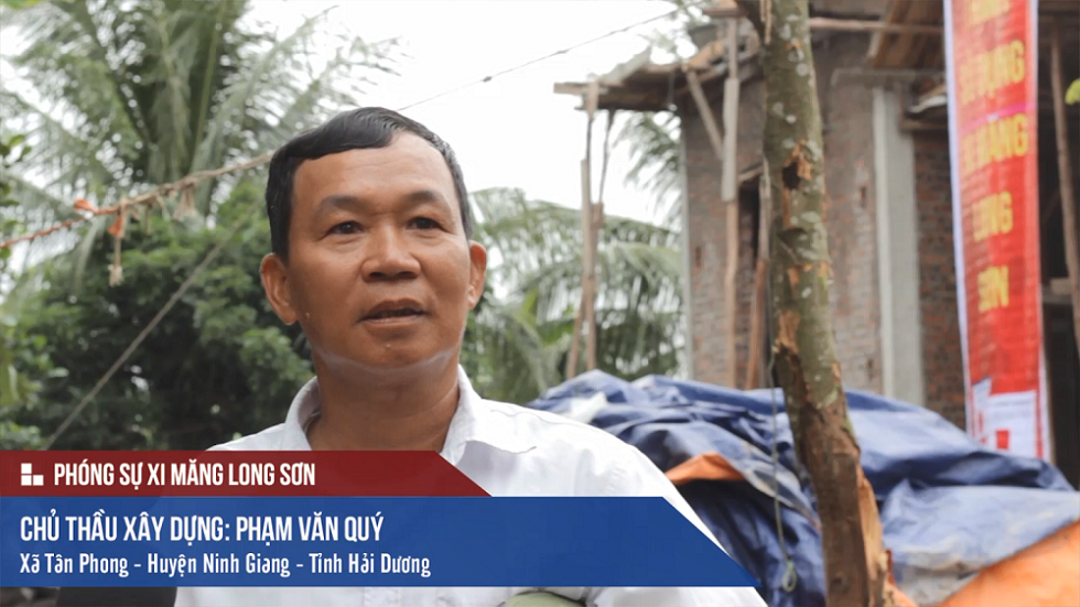 Công trình đổ mái, dầm, cột sử dụng Xi măng Long Sơn tại Hải Dương 30/09/2017