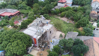 Công trình sử dụng Xi măng Long Sơn để đổ mái, dầm, cột tại Phù Cừ, Hưng Yên 23/11/2017