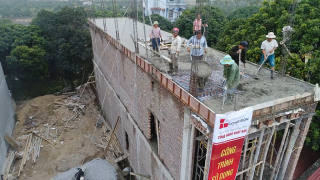 Công trình sử dụng Xi măng Long Sơn để đổ mái, dầm, cột tại Phù Cừ, Hưng Yên 07.12.2017
