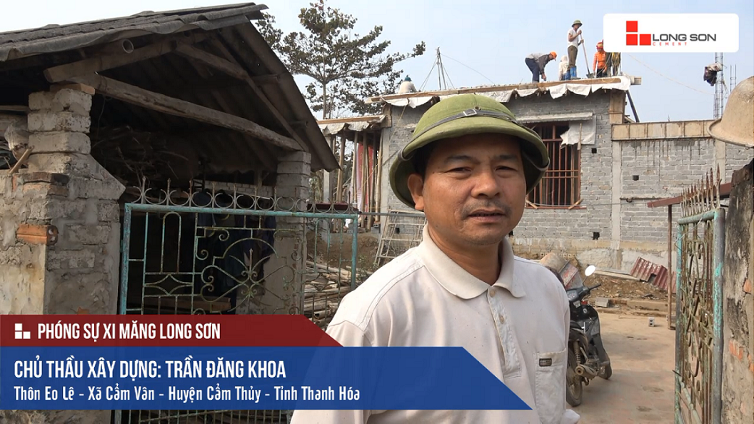 Công trình sử dụng Xi măng Long Sơn để đổ móng, đổ mái tại Thanh Hóa 01.02.2018
