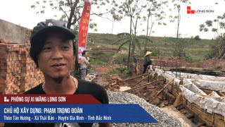 Công trình sử dụng Xi măng Long Sơn tại Bắc Ninh 18.03.2018