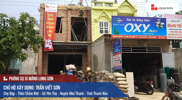 Công trình sử dụng Xi măng Long Sơn tại Thanh Hóa 31.03.2018