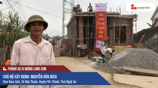 PS Công trình sử dụng Xi măng Long Sơn tại Nghệ An 06.04.2018