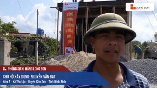 Phóng sự công trình sử dụng Xi măng Long Sơn tại Ninh Bình 05.05.2018