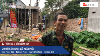 Phóng sự công trình sử dụng Xi măng Long Sơn tại Bắc Ninh 06.05.2018