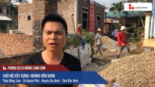 Phóng sự công trình sử dụng Xi măng Long Sơn tại Bắc Ninh 11.05.2018