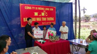 Công ty Xi măng Long Sơn – Trao tặng Nhà tình nghĩa tại Huyện Ngọc Lặc – Thanh Hóa