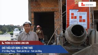 Phóng sự công trình đổ mái, dầm, cột sử dụng Xi măng Long Sơn tại Lâm Đồng 23.06.2018