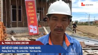 Phóng sự công trình đổ mái, dầm, cột sử dụng Xi măng Long Sơn tại Khánh Hoà 17.06.2018