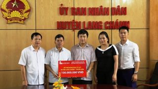 Công ty XMLS: hỗ trợ 100 triệu đồng cho nhân dân huyện Lang Chánh bị thiệt hại do mưa lũ