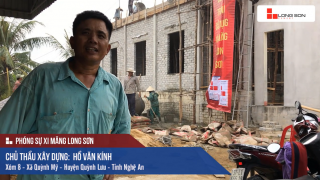 Phóng sự công trình sử dụng Xi măng Long Sơn tại Nghệ An ngày 17.09.2018