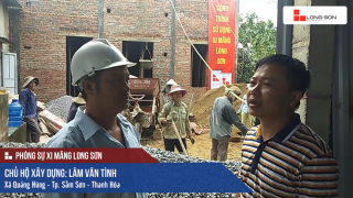 Phóng sự công trình sử dụng Xi măng Long Sơn tại Thanh Hóa ngày 03.09.2018
