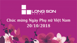 Công ty Xi măng Long Sơn – Chúc mừng ngày Phụ nữ Việt Nam 20/10.