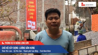 Phóng sự công trình sử dụng Xi măng Long Sơn tại Ninh Bình 07.12.2018