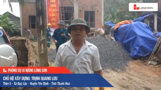 Phóng sự công trình sử dụng Xi măng Long Sơn tại Thanh Hóa 28.12.2018