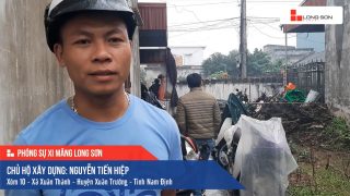 Phóng sự công trình sử dụng Xi măng Long Sơn tại Nam Định 15.03.2019