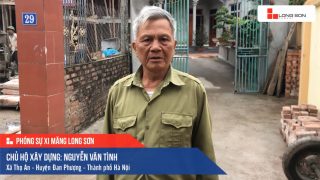 Phóng sự công trình sử dụng Xi măng Long Sơn tại Hà Nội 17.03.2019