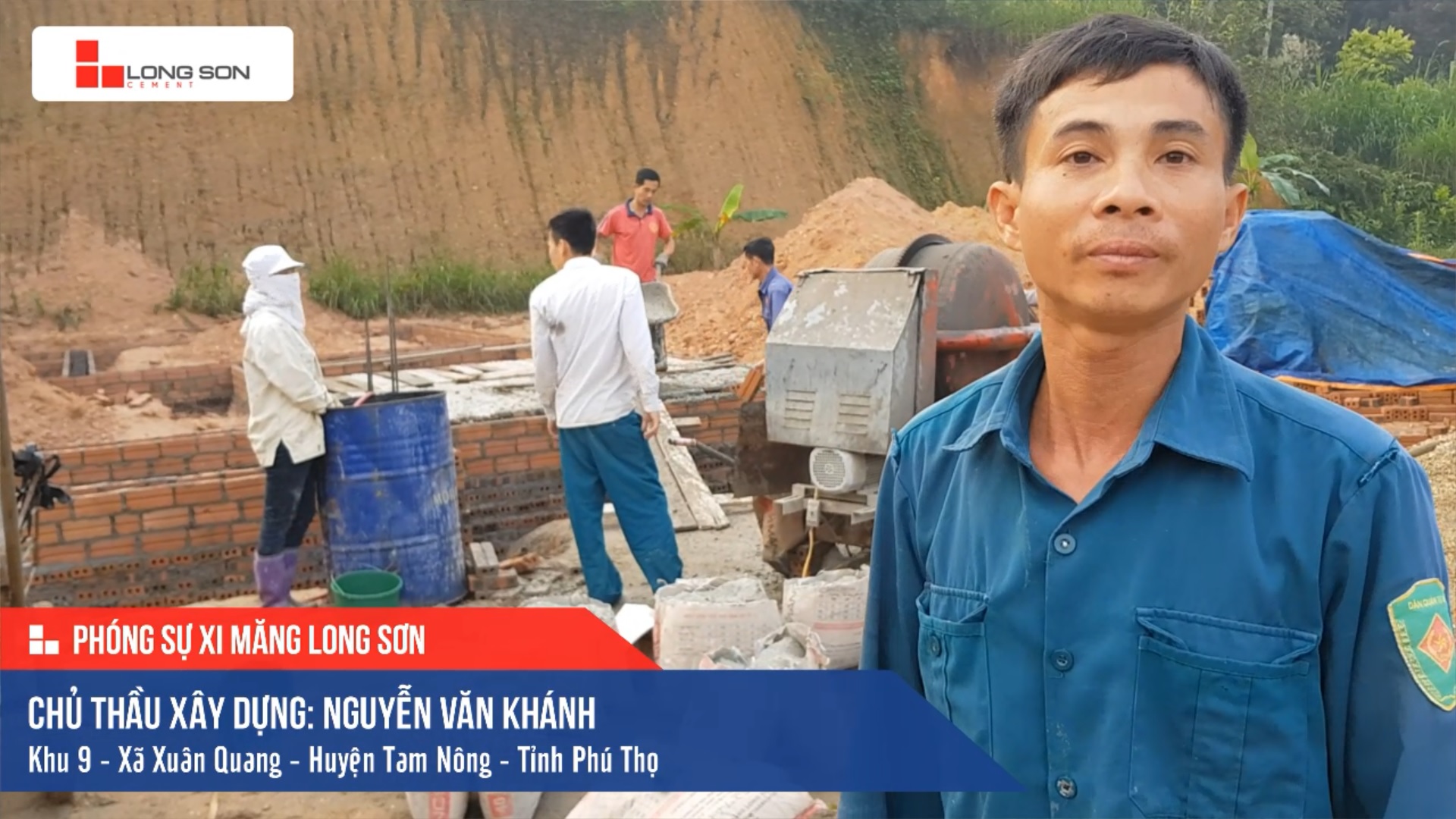 Phóng sự công trình sử dụng Xi măng Long Sơn tại Phú Thọ 01.03.2019