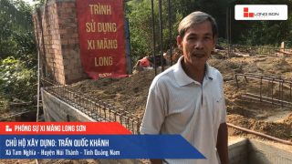 Phóng sự công trình sử dụng Xi măng Long Sơn tại Quảng Nam 18.03.2019