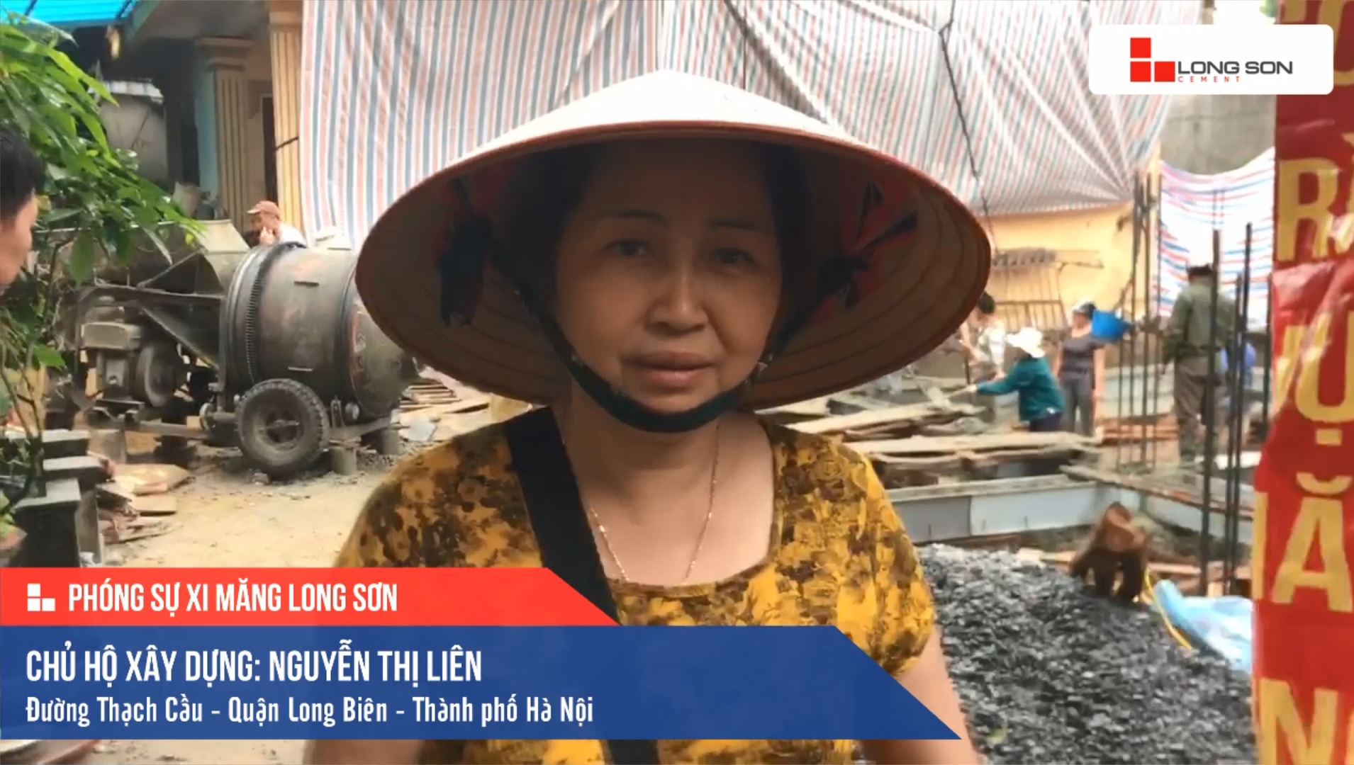 Phóng sự công trình sử dụng Xi măng Long Sơn tại Hà Nội 16.04.2019